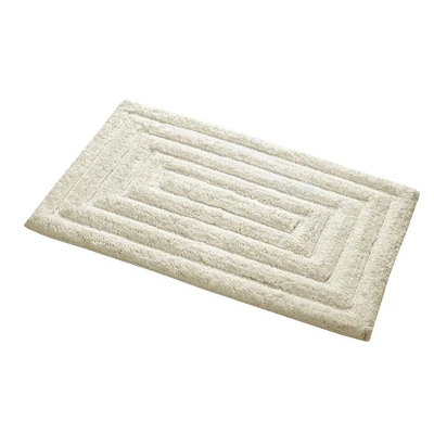 Diagonal Racetrack 100% Cotton Reversible Bath Rug Ivory by Knightsbridge Diagonal Racetrack 100% Cotton Reversible Bath Rug Ivory By Knightsbridge -Bathroom Products Store GUEST 27b44556 6b5a 49d2 9ba8 a9b555972a77