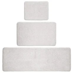 MDesign Spa Rug For Bathroom, Varied Sizes, Set Of 3 -Bathroom Products Store GUEST 292f135d be45 4089 a9db be1bcf8c0966