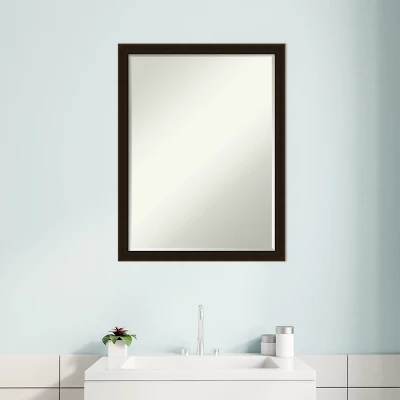 Amanti Art Espresso Brown Petite Bevel Wood Bathroom Wall Mirror 26 x 20 in. Amanti Art Espresso Brown Petite Bevel Wood Bathroom Wall Mirror 26 X 20 In. -Bathroom Products Store GUEST 29a2febb a2c0 4e40 a4fe 04c965755429
