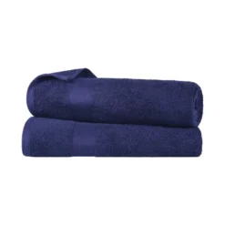 Modern Solid Classic Premium Luxury Cotton 2 Piece Bath Sheet Towel Set By Blue Nile Mills -Bathroom Products Store GUEST 2b6db580 c7ad 4b95 8fe3 d81c9d028791