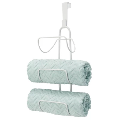 mDesign Metal Over Shower Door Towel Rack Storage Organizer, 3 Tiers MDesign Metal Over Shower Door Towel Rack Storage Organizer, 3 Tiers -Bathroom Products Store GUEST 2ba01af4 722b 45f4 b534 94151085223f