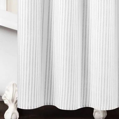 72"x72" Drew Stripe Farmhouse Silver-Infused Antimicrobial Shower Curtain Gray - Lush Décor 72"x72" Drew Stripe Farmhouse Silver-Infused Antimicrobial Shower Curtain Gray - Lush Décor -Bathroom Products Store GUEST 2c10faa6 ec35 4ba7 afb3 6465d703bbfa
