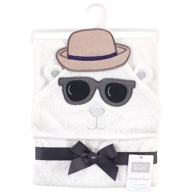 Hudson Baby Infant Boy Cotton Animal Hooded Towel, Handsome Bear, One Size Hudson Baby Infant Boy Cotton Animal Hooded Towel, Handsome Bear, One Size -Bathroom Products Store GUEST 2d359e8a 9475 4923 890c 0f091d178330