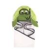 Hudson Baby Infant Boy Cotton Animal Face Hooded Towel, Scuba Turtle, One Size