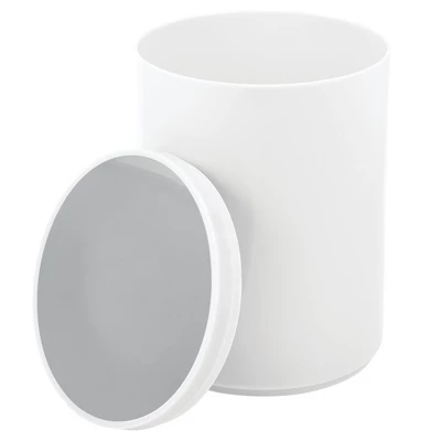 mDesign Round Swing Trash Can Garbage Bin MDesign Round Swing Trash Can Garbage Bin -Bathroom Products Store GUEST 32a814e4 be37 4fdb be20 b3cbaaac6a9a