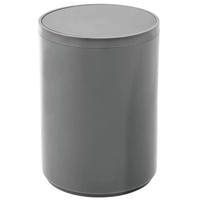 mDesign Round Swing Trash Can Garbage Bin MDesign Round Swing Trash Can Garbage Bin -Bathroom Products Store GUEST 33b852b6 e680 4c8c b803 81bf623aaa94