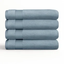 Set Of 4 Bath Towels, 100% Super Plush Premium Cotton - Becky Cameron 4 Set Of 4 Bath Towels, 100% Super Plush Premium Cotton - Becky Cameron -Bathroom Products Store GUEST 33d6694e 95b5 4715 bbd4 809c65a50667