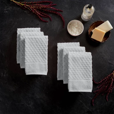 6pc Cotton Diamond Textured Hand Towel Set - Isla Jade 6pc Cotton Diamond Textured Hand Towel Set - Isla Jade -Bathroom Products Store GUEST 33df12a5 0eb0 491d afe3 029a1c229a1e