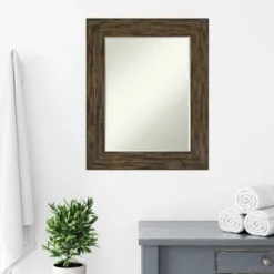 Amanti Art Fencepost Petite Bevel Wood Bathroom Wall Mirror 7 Amanti Art Fencepost Petite Bevel Wood Bathroom Wall Mirror -Bathroom Products Store GUEST 3531ade7 44bc 4f61 98dc 7d6a74c31a9d