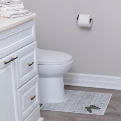 Sussexhome- Machine Washable & Absorbent Cotton Bath Rugs - 20" X 24" -Bathroom Products Store GUEST 355da3c6 b193 42f4 978d f3bdda951664