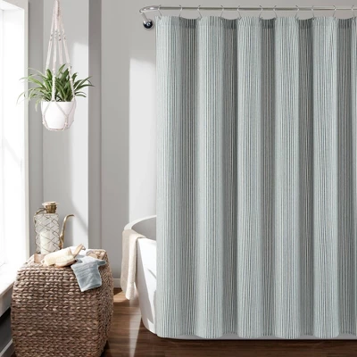72"x72" Farmhouse Vintage Striped Yarn Dyed Cotton Shower Curtain - Lush Décor 72"x72" Farmhouse Vintage Striped Yarn Dyed Cotton Shower Curtain - Lush Décor -Bathroom Products Store GUEST 355ed844 994d 4739 ad53 d68c54533360