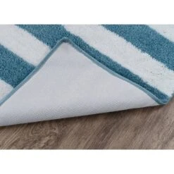 2pc Striped Washable Bathroom Rug Set Basin Blue/White - Garland Rug 6 2pc Striped Washable Bathroom Rug Set Basin Blue/White - Garland Rug -Bathroom Products Store GUEST 362255a2 e857 48d7 9825 1b9b33a22c77