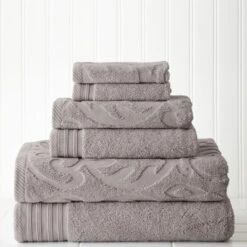 Modern Threads 6 Piece Jacquard Medallion Swirl Towel Set. -Bathroom Products Store GUEST 36584d5c 93cc 4527 a0c1 967dd78fd687