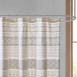 72"x72" Striped Cody Cotton Shower Curtain With Tassel - Ink+Ivy -Bathroom Products Store GUEST 36cbff76 1dbe 437b b10c e24cdf68d6c9