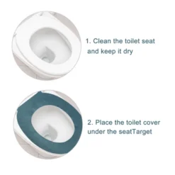 Unique Bargains Stretchable Thicker Toilet Seat Cover Pad Lid Bathroom Warmer Soft Washable Reusable 4 Colors 4 Pcs -Bathroom Products Store GUEST 38f9d090 7be2 4f87 bcfa 4a278ab8a9e0