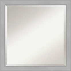 Vista Brushed Framed Bathroom Vanity Wall Mirror Nickel - Amanti Art 12 Vista Brushed Framed Bathroom Vanity Wall Mirror Nickel - Amanti Art -Bathroom Products Store GUEST 39614b1e 5aca 4cfa bf9b 559d98ed9b7b
