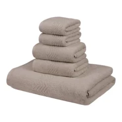 PiccoCasa 100% Cotton Bath Towels Set 5Pcs For Family Hotel Spa Gym -Bathroom Products Store GUEST 3bbfd297 950f 42ee bc3b 5a3f1067ca2c