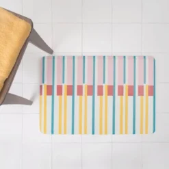 20"x30" Market Stripe Bath Rug - Allure Home Creations 4 20"x30" Market Stripe Bath Rug - Allure Home Creations -Bathroom Products Store GUEST 3bdb8f5b 1f76 4e81 8282 247aee31c5e4