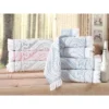 8pc Laina Turkish Cotton Hand Towel Set Pink - Enchante Home