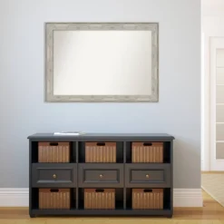 41" X 29" Non-Beveled Crackled Bathroom Wall Mirror Metallic Silver - Amanti Art 5 41" X 29" Non-Beveled Crackled Bathroom Wall Mirror Metallic Silver - Amanti Art -Bathroom Products Store GUEST 3ef23245 d4ba 4a27 889a cbfeabf18060