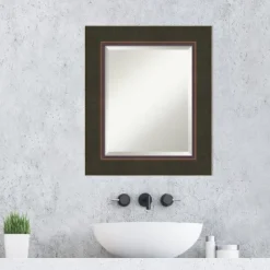 Amanti Art Milano Bronze Beveled Wood Bathroom Wall Mirror -Bathroom Products Store GUEST 3f51b04d 2274 48ad 84c7 372b4ac57e0f