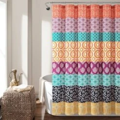 Bohemian Stripe Shower Curtain - Lush Décor -Bathroom Products Store GUEST 4035326c 5673 48cb 9261 fe2e0ea8322e