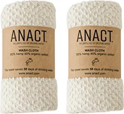 Anact Hemp and Organic Cotton Fast Drying Wash Towel 2pk Anact Hemp And Organic Cotton Fast Drying Wash Towel 2pk -Bathroom Products Store GUEST 41073873 ba65 4c02 b63e 59d0d6f1b354