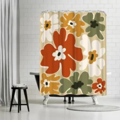 Americanflat 71x74 Floral & Botanical Shower Curtain By Miho Art Studio -Bathroom Products Store GUEST 42241ef2 c8c2 4f78 9023 60a3fc7d5ad4