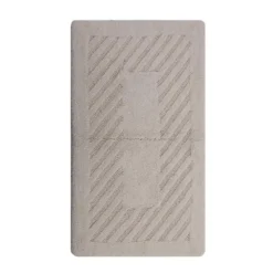 Diagonal Racetrack 100% Cotton Reversible Bath Rug Ivory By Knightsbridge 5 Diagonal Racetrack 100% Cotton Reversible Bath Rug Ivory By Knightsbridge -Bathroom Products Store GUEST 42674b69 0d10 4e60 9023 b2f9cb8e9649