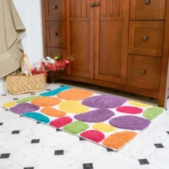 24"x36" Pebbles Brights Bath Rug - Chesapeake Merch Inc.