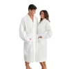 L/XL Waffle Weave Unisex Bathrobe White - Linum Home Textiles -Bathroom Products Store GUEST 43c01aba bb7a 4193 bfe9 cff864c5b79c