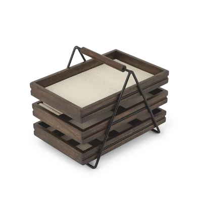 Terrace Jewelry Storage Box Black/Walnut - Umbra Terrace Jewelry Storage Box Black/Walnut - Umbra -Bathroom Products Store GUEST 442a453e 87b8 4147 adbb 5210d8d26c1a