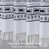 Trinity Geometric Boho Tassel Fabric Shower Curtain For Bathroom -Bathroom Products Store GUEST 4434b2a8 c983 452c b793 e6ad32370775