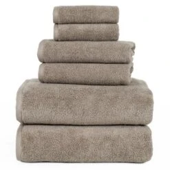 6pc Solid Bath Towels And Washcloths - Yorkshire Home -Bathroom Products Store GUEST 4436891a bb98 4cd9 a5f1 c0ab6ebdbdf0