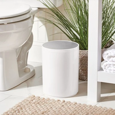 mDesign Round Swing Trash Can Garbage Bin MDesign Round Swing Trash Can Garbage Bin -Bathroom Products Store GUEST 44bca76d 89fb 4797 b7e1 b8fc81c29709