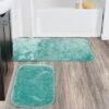 2pc Traditional Nylon Washable Bathroom Rug Set Seafoam - Garland Rug -Bathroom Products Store GUEST 45de24c8 83e6 4138 9251 aed672cc1bec