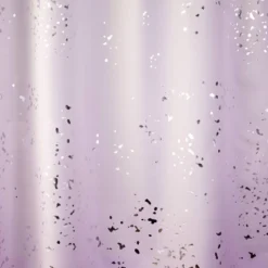 Splatter Shower Curtain Purple - SKL Home