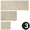 MDesign Cotton Bathroom Spa Mat Rugs/Runner, Diamond Design, Set Of 3 -Bathroom Products Store GUEST 474949b5 fdb8 493a a6ad 80cd09175577