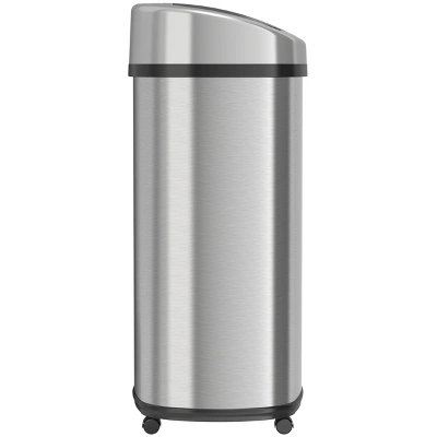 iTouchless Rolling Sensor Kitchen Trash Can with Wheels and AbsorbX Odor Filter Oval 13 Gallon Silver Stainless Steel ITouchless Rolling Sensor Kitchen Trash Can With Wheels And AbsorbX Odor Filter Oval 13 Gallon Silver Stainless Steel -Bathroom Products Store GUEST 4c71e5f5 3a75 4d83 a94f d10692846165