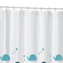 Whales Shower Curtain White/Blue - Moda At Home 4 Whales Shower Curtain White/Blue - Moda At Home -Bathroom Products Store GUEST 4df155e6 316e 4c88 afe7 1a7e1170a412