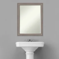 Amanti Art Greywash Petite Bevel Wood Bathroom Wall Mirror 27.5 X 21.5 In. 7 Amanti Art Greywash Petite Bevel Wood Bathroom Wall Mirror 27.5 X 21.5 In. -Bathroom Products Store GUEST 4ea4e98c 0ea4 479c 93ee d4edc2241c78