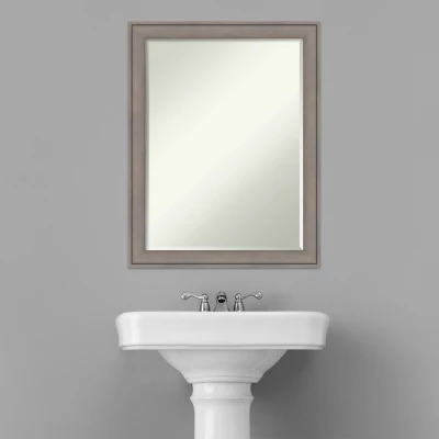 Amanti Art Greywash Petite Bevel Wood Bathroom Wall Mirror 27.5 x 21.5 in. Amanti Art Greywash Petite Bevel Wood Bathroom Wall Mirror 27.5 X 21.5 In. -Bathroom Products Store GUEST 4ea4e98c 0ea4 479c 93ee d4edc2241c78
