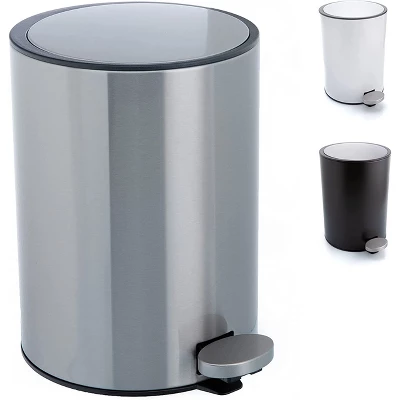 Bamodi 3L Stainless Steel Bathroom Wastebasket with Removable Inner Bucket & Lid Bamodi 3L Stainless Steel Bathroom Wastebasket With Removable Inner Bucket & Lid -Bathroom Products Store GUEST 4f3df18e 1b54 4ddc 86dd d9bb8d30af0b
