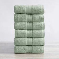 100% Cotton Solid Color Quick Dry Bath Towel Set