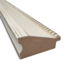 Amanti Art Parthenon Cream Petite Bevel Wood Bathroom Wall Mirror 28.25 X 22.25 In. -Bathroom Products Store GUEST 5021c2c0 b453 405f be60 e97f018a380b