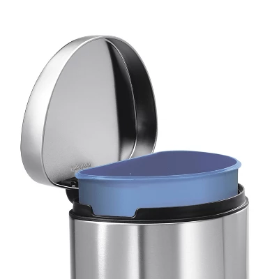 simplehuman 10L Semi-Round Step Trash Can Stainless Steel Simplehuman 10L Semi-Round Step Trash Can Stainless Steel -Bathroom Products Store GUEST 508df7b6 008f 439a 8277 69e3679a13bd
