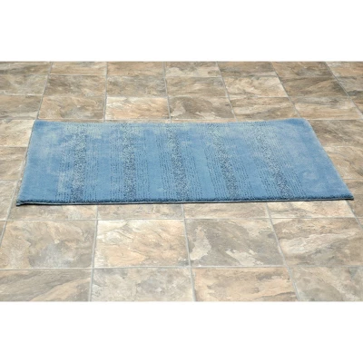 24"x40" Essence Nylon Washable Bathroom Rug Basin Blue - Garland Rug 24"x40" Essence Nylon Washable Bathroom Rug Basin Blue - Garland Rug -Bathroom Products Store GUEST 51791cff ec82 4aaa aaec 19da3b35a7b6