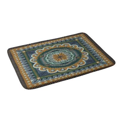 Winter Symmetric Pattern Memory Foam Bath Mat - Deny Designs