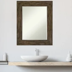 Amanti Art Fencepost Petite Bevel Wood Bathroom Wall Mirror 9 Amanti Art Fencepost Petite Bevel Wood Bathroom Wall Mirror -Bathroom Products Store GUEST 51bca8ac 33cc 4aed 8929 de5cf48f8d5d