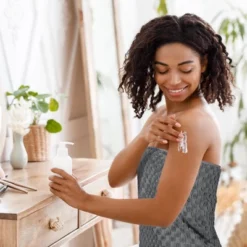 PiccoCasa 100% Cotton Texture Bath Towels Soft And Thick Absorbent Jacquard Towels 2 Pcs